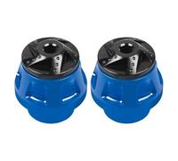 Motociclette protezioni motore Forcella con perno sferico anticollisione per ruota anteriore adatta per Honda PCX 125 150 160 adatta per Forza 300 350 NSS350 ADV Base del Motore(Blue)