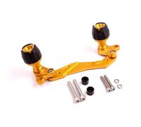 Motociclette protezioni motore Sfera di protezione anticaduta per tubo di scarico per motocicletta adatta per YAMAHA X-MAX300 XMAX300 NMAX155 adatta per HONDA FORZA350 Adv160 Base del Motore(Yellow)