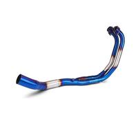 Motociclette Scarico Tubo Tubo Di Scarico Centrale Per Moto Per Yamaha YZF-R3 YZF-25 YZF R3 R25 YZFR3 YZF25 2021-2024, Adattatore Slip-on Intermedio Silenziatori(Colore 2)