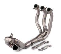 Motociclette Scarico Tubo Tubo Di Scarico Centrale Per Yamaha MT09 FZ09 MT-09 FZ-09 MT FZ 09 2013-2020 Completo Scarico Collegamento Intermedio Slip-on Silenziatori(Colore 5)