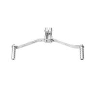 motociclette Shifter Pedale Leva del cambio a doppia testa per moto, poggiapiedi in lega di alluminio, pedale, accessori modificati per scooter motocross