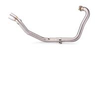 Motociclette Silenziatori Tubo Tubo Centrale Di Scarico Per Moto Per SUZUKI GIXXER250 SF250 SF GIXXER 250 Silenziatore Slip-On Anteriore, Raccordo Intermedio, 51 Mm Scarico(Colore 1)