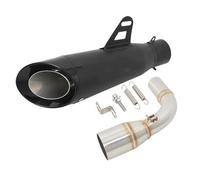 Motociclette Silenziatori Tubo Tubo Di Scarico Centrale Slip-On Per Moto Per SUZUKI DR160 DR150S DR 160 150S 150 S Connettore Tubo Collegamento Intermedio Scarico(Colore 5)