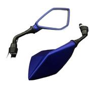 Motociclette Specchietti Laterali 2 Pezzi/coppia Specchietti Retrovisori Universali Per Moto Accessori Modificati Specchietti Retrovisori Convessi Posteriori Maniglia Motociclo Specchietto(Blue)