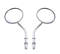 Motociclette Specchietti Laterali Per Dyna Per Bobber Per Chopper Per Sportster Per Old Per School Per Touring Specchietti Retrovisori Laterali Per Moto M 8(Chrome)
