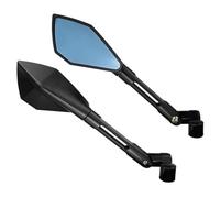 Motociclette Specchietti Laterali Per ER-6N Per ER-4N Per ER6N Per ER4N Per Versys 650 1000 Per W800 Per W650 Specchietti Retrovisori Laterali Per Moto Maniglia Motociclo Specchietto(Long Black)