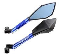 Motociclette Specchietti Laterali Per ER-6N Per ER-4N Per ER6N Per ER4N Per Versys 650 1000 Per W800 Per W650 Specchietti Retrovisori Laterali Per Moto Maniglia Motociclo Specchietto(Long Blue)