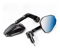 Motociclette Specchietti Laterali Per ER6N Per ER6F Per NINJA300 Per Z900RS Per Z650 Per Z750 Specchietto Retrovisore Regolabile Per Moto Da 7/8'' 22 Mm Maniglia Motociclo Specchietto(Black-foldable)