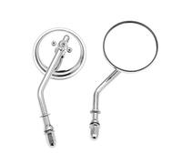 Motociclette Specchietti Laterali Per Heritage Per Softail Per Low Per Rider Per Road Per King Accessorio Montaggio Specchietto Retrovisore Laterale Per Moto Maniglia Motociclo Specchietto(Chrome)