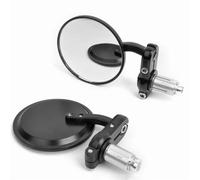 Motociclette Specchietti Laterali Per Monster Per GT Per Serie Per Hypermotard Accessorio Montaggio Moto Specchietti Retrovisori Estremità Manubrio 7/8" 22 Mm Maniglia Motociclo Specchietto(Black 1)