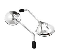 Motociclette Specchietti Laterali Per Z750 Per Z800 Per Z900 Per Z1000 Per Versys 650 1000 Per ER6N Per ER6F Specchietto Retrovisore Laterale Per Moto Da 8 10 Mm Maniglia Motociclo Specchietto(Chrome)