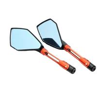 Motociclette Specchietti Laterali Specchietti Laterali Per Moto Accessori Specchietto Retrovisore Universale Parti Ausiliarie Per Retromarcia Per Moto Maniglia Motociclo Specchietto(Orange)
