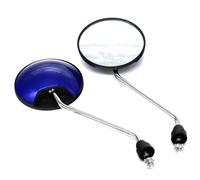 Motociclette Specchietti Laterali Specchietti Retrovisori Universali Rotondi Moto In Senso Orario 8 Mm Convessi 360 Gradi Specchietti Laterali Moto Accessori Modificati(Blue)