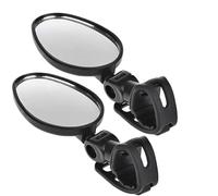 Motociclette Specchietti Laterali Specchietto Retrovisore Per Moto Regolabile Girevole Grandangolare Convesso Per Montaggio Su Manubrio Per Ciclismo(2pcs oval)