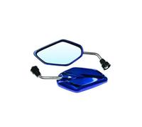 Motociclette Specchietti Laterali Specchietto Retrovisore per Moto Specchietti Laterali Universali per Manubrio Moto Accessori per Moto Ricambi per Moto Maniglia Motociclo Specchietto(Blue)