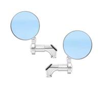 Motociclette Specchietti Laterali Specchietto Retrovisore Universale Per Moto Specchietto Retrovisore Pieghevole Ad Alta Definizione Accessori Conversione Moto(Round silver set)