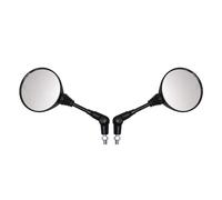 Motociclette Specchietti Laterali Una Coppia Universali Coppia Specchietti Retrovisori Neri 10 Mm Pieghevoli Rotondi Moto