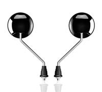 Motociclette Specchietti Laterali Universale Specchietto Retrovisore Convesso M8 Moto Retrovisore Laterale(Black)