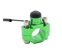 Motociclette spegnimento ON/off Compatibile Con Yamaha Moto CNC Interruttore Di Arresto Motore Universale Interruttore A Pulsante Momentaneo Parti Per Moto(Green)