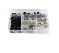 motociclette Viti Dadi Compatibile Con VTR1000F 1998 1999 2000 2001 2002 2003 2004 2005 Moto Completa Carena Completa Bulloni Kit Clip Dadi Viti(Silver)