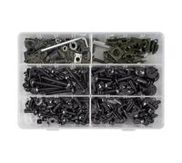 motociclette Viti Dadi Per S1000RR 2009 2010 2011 2011 2012 2013 2014 2015 2016 2017 2018 2019 2020 2021 253pcs Moto Rondelle Dadi Viti Assortimento(Black)