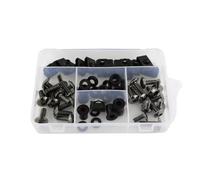 motociclette Viti Dadi Per Z1000 2007 2008 2009 Kit Completo Di Carenatura Completa Per Motocicletta Bulloni Di Fissaggio Per Moto Kit Di Clip Dadi(Metallic)