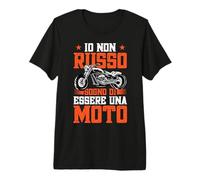 Motociclista Biker Io Non Russo Sogno Moto Maglietta Premium