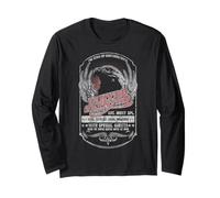 Motociclista del festival rock retrò degli anni '70 Underbrush Live Maglia a Manica