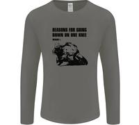 Motociclista Giù su Un Ginocchio Moto Uomo Maniche