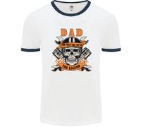 Motociclista Papà The Man Mito Leggenda Divertente Uomo Ringer