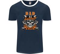 Motociclista Papà The Man Mito Leggenda Divertente Uomo Ringer Fotl