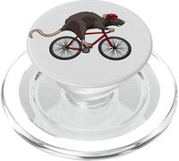 Motociclista Ratto Bicicletta Animale Divertente Casa Ratti Animale Proprietario Ciclista PopSockets PopGrip per MagSafe