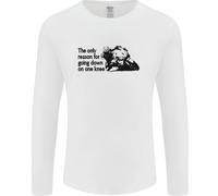 Motociclista Uscire Giù su Un Ginocchio Moto Uomo Maniche