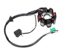 Motociclo Bobina Statore Per GY6 50cc-150cc 1pc 8 Bobina Statore DC Moto Magneto Alternatore Statore Sostituzione 4 Tempi Scooter E Ciclomotori