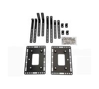 Motociclo Borse Serbatoio Bauletti Laterali In Alluminio 18 Litri Borse Laterali Valigie Bauletto Centrale Da 28 Litri Portaoggetti Per Attrezzi Accessori Per Moto Moto Selle Bagagli(Side Bracket)