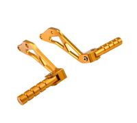Motociclo CNC Poggiapiedi Posteriori Staffa Pedale Per Sur Ron Per Light Bee X/S/L1E Per Segway X260 X160(Oro)