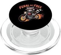 Motociclo da motociclista selvaggio ma libero procione PopSockets PopGrip per MagSafe