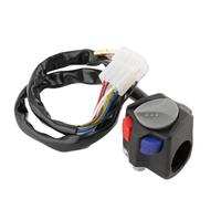 Motociclo Elettrico Universale Spegnimento Avviamento Arresto Corno Kill Switch Pulsante Interruttore a Tre Funzioni Compatibile con Parti di Motocicli Automobilistici EXC-F SXF XC TE FE FX
