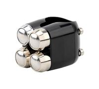 Motociclo Interruttore Interruttore Controller Manubrio Adatto Per Yamaha Racer Faro Clacson Avvia A Sinistra(Black Chrome-A)