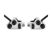 Motociclo Interruttore Interruttore Di Controllo Del Manubrio Per Harley Sporster XL Touring Softail Dyna Indicatore Di Direzione Start Kill Senza Cablaggio(Chrome)