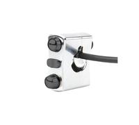 Motociclo Interruttore Interruttori Di Comando Sul Manubrio Per Motociclette Harley-Davidson Touring, Full-suspension E Sportive(Chrome Black)