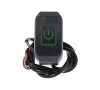 Motociclo Interruttore Parti Di Montaggio Sul Manubrio Dell'interruttore A Pulsante Moto Con Controllo Del Clacson Del Faro Modificato Della Luce LED Del Segnale Relè(Green)