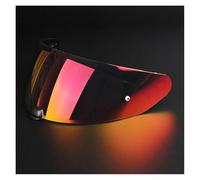 Motociclo Lente for casco HJ-31 for visiera HJC I70, accessori for casco integrale for moto, lente anti-UV Ca-SCO for casco HJC I70 I10 (rossa)(Red)