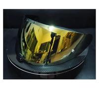 Motociclo Lente for casco HJ-31 for visiera HJC I70, accessori for casco integrale for moto, lente anti-UV Ca-SCO for casco HJC I70 I10 (rossa)(Gold)