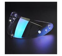Motociclo Lente for casco HJ-31 for visiera HJC I70, accessori for casco integrale for moto, lente anti-UV Ca-SCO for casco HJC I70 I10 (rossa)(Revo Blue)