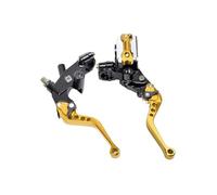Motociclo Leva Frizione Freno 1 Paio Universale 22mm 7/8 "leva Del Serbatoio Del Cilindro Principale Della Frizione Del Freno Di Regolazione Idraulica Del Motociclo(Golden)