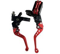 Motociclo Leva Frizione Freno Leva Del Cilindro Principale Del Freno Universale Per Moto Cavo Frizione Serbatoio Per Scooter Moto Da Cross 1 Paio Da 7/8" 22 Mm(Red B)