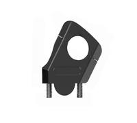 motociclo Manubrio della Adattatore Riser Adattatore Per Ammortizzatore Di Estensione Del Morsetto Del Riser Pieghevole Del Manubrio Della Motocicletta, Adatto Per L'estensione(Black)