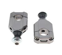 motociclo Manubrio della Adattatore Riser Staffa Di Supporto Pieghevole Per Manubrio Per Moto, Adattatore Per Ammortizzatore Esteso, Accessori Adatti Per ATV 22 Extender(Silver)