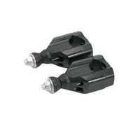 motociclo Manubrio della Adattatore Riser Staffa Di Supporto Pieghevole Per Manubrio Per Moto, Adattatore Per Ammortizzatore Esteso, Accessori Adatti Per ATV 22 Extender(Black)